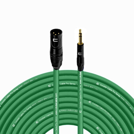 Coluber Cable - Balanced XLR Cable Male to 3.5mm TRS Pro Audio Connector