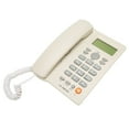 thumbnail image 2 of Telephone Landline, Dual Interface Speed ​​Dial Corded Phone Noise Reduction Mute Function With Earpiece For Family For Hotel For Call Center Black,White, 2 of 8