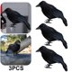 thumbnail image 1 of 3 Piezas Terror Animal Pájaro Plástico Y Plumas Halloween para El Fiesta, 1 of 7