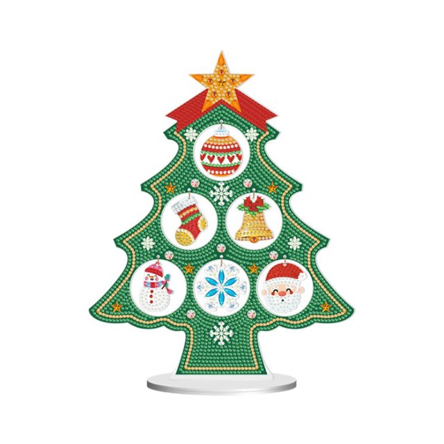 Pintura De Diamantes De Imitación 5D Diy De Navidad Para Adultos Y Niños, Kit De Tarjetas De Pintura De Diamantes De Imitación De Navidad, Tarjeta De Decoración De Navidad De Taladro Eigraketly HA040337-03