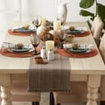 thumbnail image 2 of Variegated Mushroom Fringe Table Runner 13x108, 2 of 3