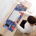 thumbnail image 3 of Long Mouse Pads for Desk,Pioneer Flower Floral Print Pattern Desk Mats on Top Of Desks, Desk Mouse Pad Extra Large with 3mm Non-Slip Base and Stitched Edge for Gaming,Office,Work,Home 31.5"x11.8", 3 of 6