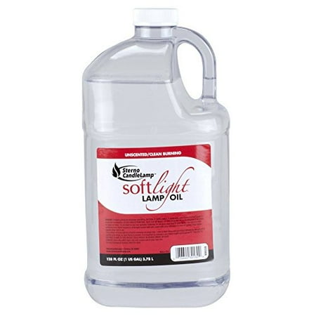 Smokeless & Odorless Liquid Paraffin Lamp Oil Safe for Indoor Outdoor Use 1 Gal.