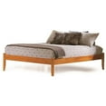 thumbnail image 2 of Atlantic Furniture Lit de Plate-Forme Concord avec Rail Ouvert en Latte-King Caramel, 2 of 2
