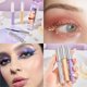 thumbnail image 2 of Máscara de pestañas con purpurina violeta, máscara de pestañas con diamantes, gruesa, brillante, rizador de pestañas, maquillaje para extensión, resistente al agua, secado rápido, lentejuelas, ojos ne, 2 of 5