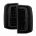 thumbnail image 1 of Xtune Tail Light Assembly 9052712 Smoke Lens; Black Housing; LED Bulb; Red/White Bulbs; Set Of 2, 1 of 9
