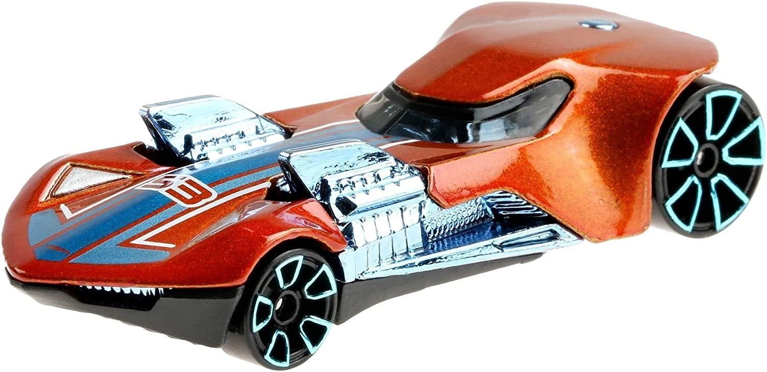 Mattel Hot Wheels Twisted Tredz Twin Mill Diecast Car, 1:64 Scale