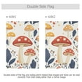 thumbnail image 4 of Yayeee Garden Flag 28" x 40" Double Sided Outdoor Yard Lawn Holiday Decorations, White Mushroom, 4 of 6