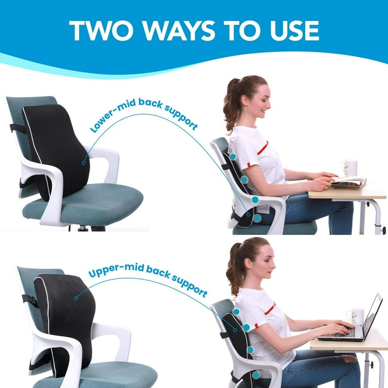 Sleepsia Upper Back Support Cushion For Office Chair Hot Support