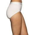 thumbnail image 5 of 3 Pairs Vanity Fair Women's Beyond Comfort Brief Modal 13251, Size 8, White, 5 of 9