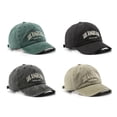 thumbnail image 5 of Unisex Retro Letter Embroidered Baseball Cap - Breathable Polyester Sun Hat for Outdoor Activities, 5 of 10