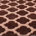 thumbnail image 5 of AllStar Brown Hand Made Modern. Transitional. design Area Rug with Dimensional hand-carving highlights (4' 11" x 6' 11"), 5 of 6