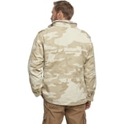 Brandit M65 Premium Field Jacket - Sandstorm Camouflage, Outdoors Military Jacket (XL)