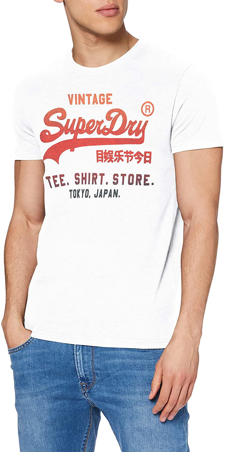 XXXL Superdry Men's Premium Goods Infill Tee T-Shirt Grey Marl Sizes S