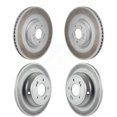 thumbnail image 1 of Genius Front Rear Coated Disc Brake Rotors Kit for Car Hyundai Genesis G80 5.0L KG-101935, 1 of 9