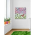 thumbnail image 3 of Marmont Hill "Whimsy Flowers" by Reesa Qualia Painting Print on Wrapped Canvas, 3 of 5