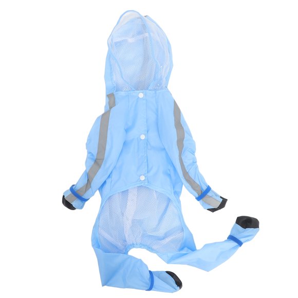 WHAMVOX Poncho Impermeable Para Perros Con Material Transpirable Para Proteger De En Color Azul