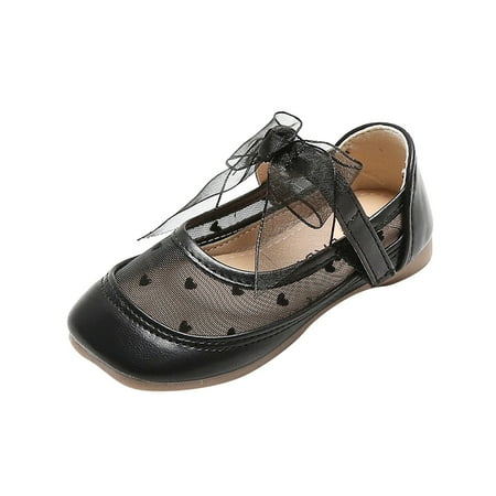 

New Kids Baby Shoes Summer And Autumn Girls Boots Cute Flat Lace Bow Hook Loop Comfortable Breathable Leisure