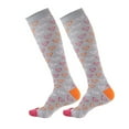 thumbnail image 3 of VONKY Chaussettes de Compression Femmes Hommes Course Voyage Cyclisme Enceinte Infirmière Oedème Chaussettes de Compression, 3 of 9