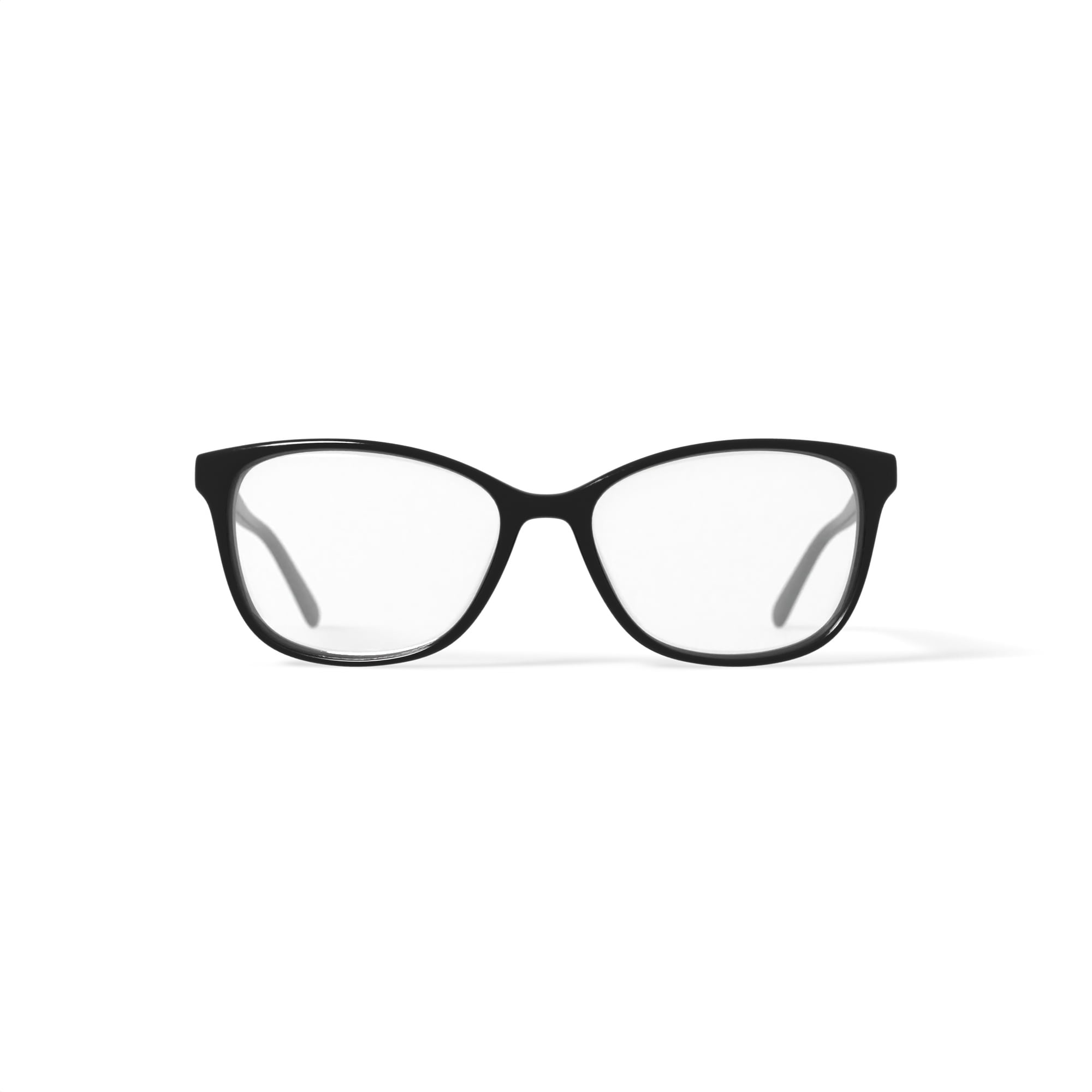 Walmart Women's MJ07322 Square Prescription Eyeglasses with Case, Black
