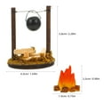 thumbnail image 2 of unbranded 2 Pcs Miniature Fairy Garden Campfire Resin Campfire Model Miniature Dollhouse Stove Fake Campfire Decor For Dollhouse Furniture Garden Outdoor Decor, 2 of 8