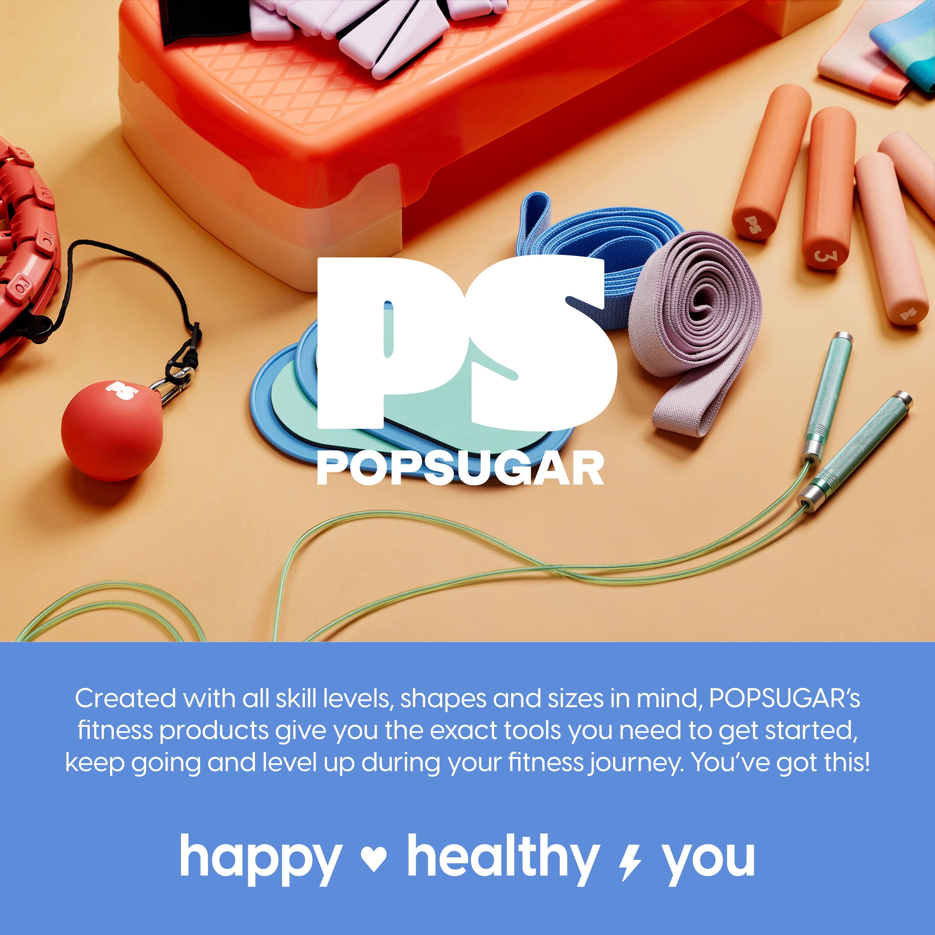 Popsugar Hand Grip Weight Set, 3lb Each, Set of 2, Periwinkle
