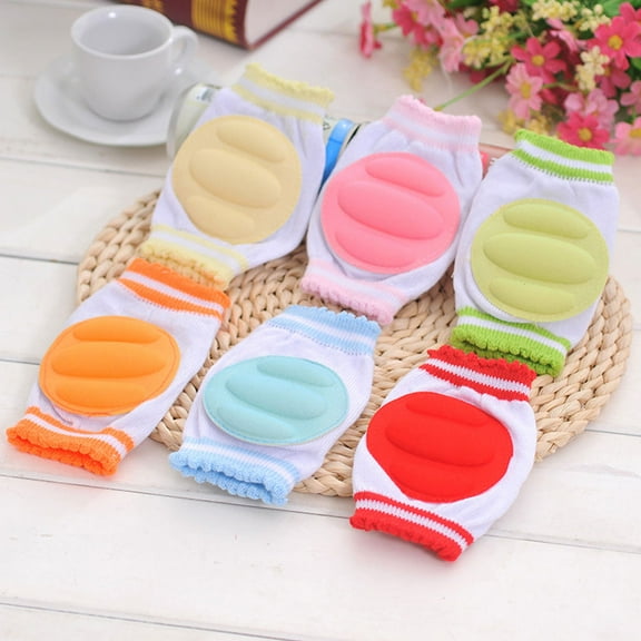 MLINS 6 Pairs Baby Crawling Knee Pads for to Walk