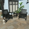 thumbnail image 2 of Highwood 3-pc Lehigh Garden Chair Set with 1 Folding Side Table - Outdoor, Eco-friendly, Synthetic Wood, 2 of 6