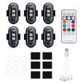 thumbnail image 1 of TAPDRA 6PCS LED Strobe Lights IP65 Waterproof 110mAh 7M Remote Range For Fixed Wing Helicopters Night Flying Visibility Enhancement, 1 of 8