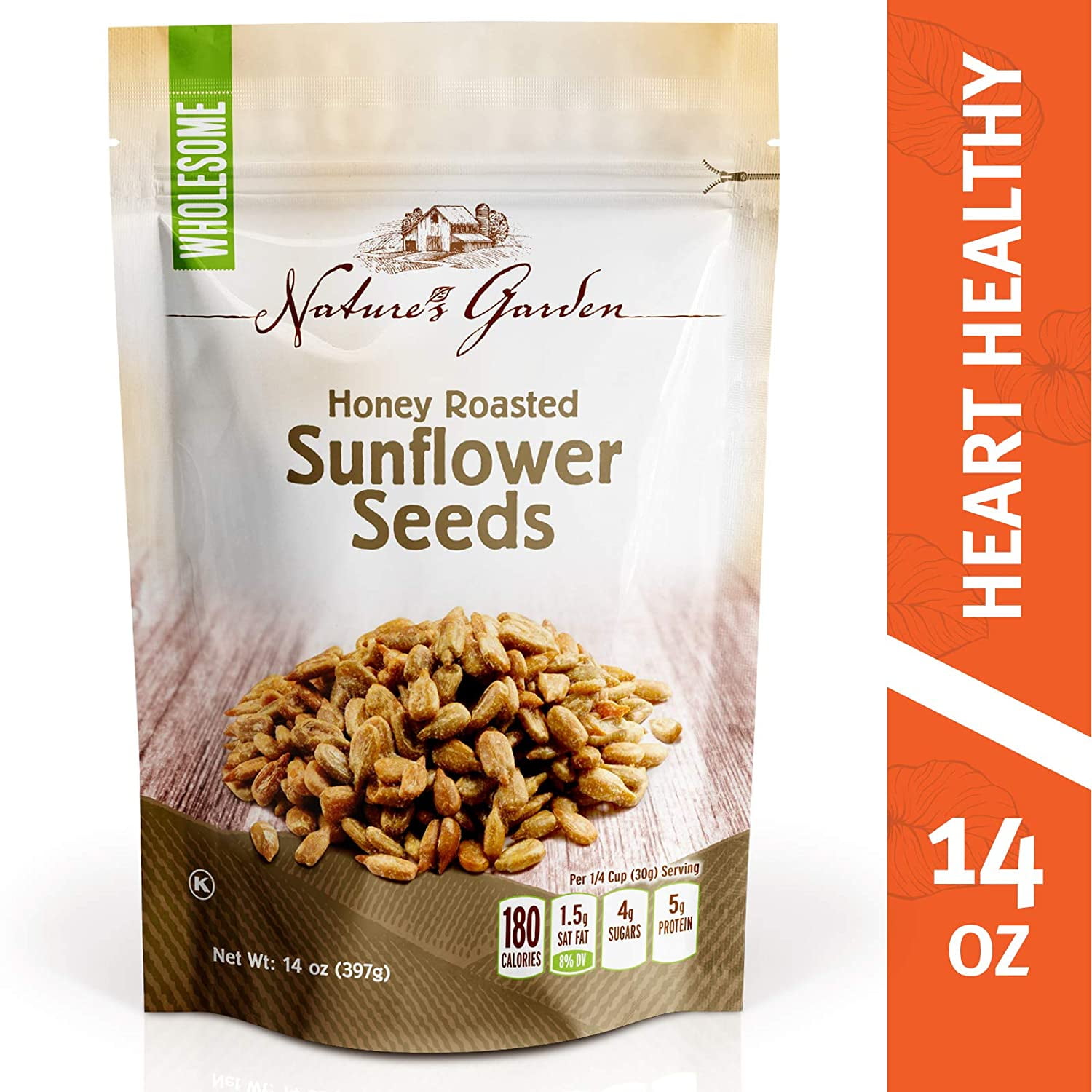 Sunflower Seeds Honey Roasted - 14 Oz. - Walmart.com - Walmart.com