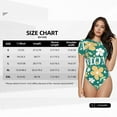 thumbnail image 5 of KLL Women 's Crew Neck Bodysuit Jumpsuits Happy Mother's Day1 Print Short onesies Stretch T Shirts, 5 of 7