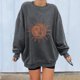 thumbnail image 1 of Puntoco, tops para mujer, sudadera con estampado de sol de invierno, tops de jersey Puntoco Puntoco-1120, 1 of 8