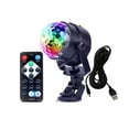 thumbnail image 1 of Luz de bola de discoteca LED efecto giratorio bola de discoteca Luz de fiesta con cable USB para Navidad, cumpleaños infantil 4w, 5V - Coche USB, 1 of 5