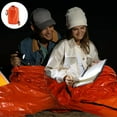 thumbnail image 3 of PERCEN Rectangular Bivy Sleeping Bag, Orange, 3 of 7