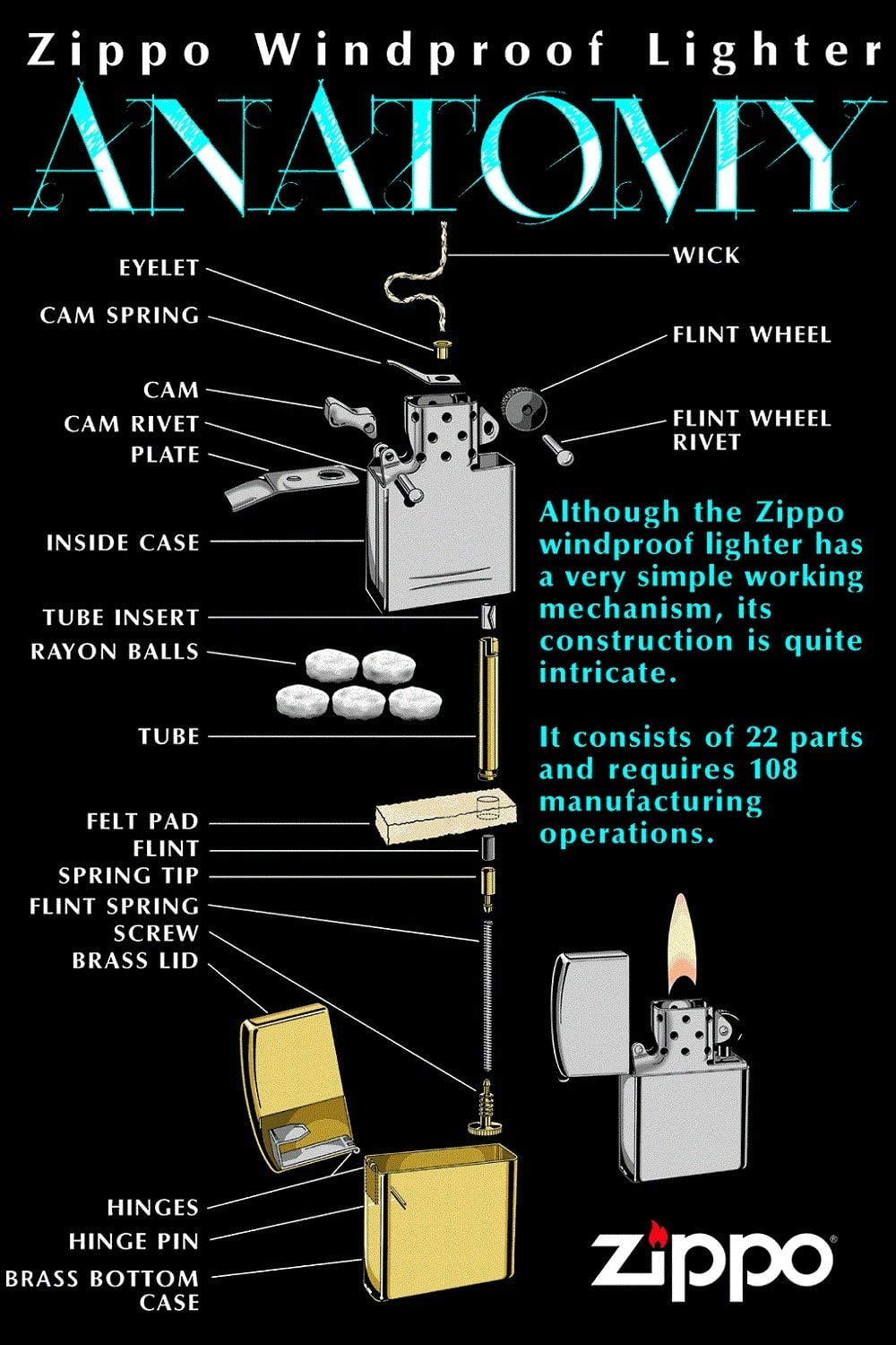 Zippo Lighter - Personalized Custom Message Engrave Chief Skull Design Z5400