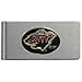 thumbnail image 3 of NHL Siskiyou Sports Mens Minnesota Wild Brushed Metal Money Clip One Size Team Color, 3 of 3