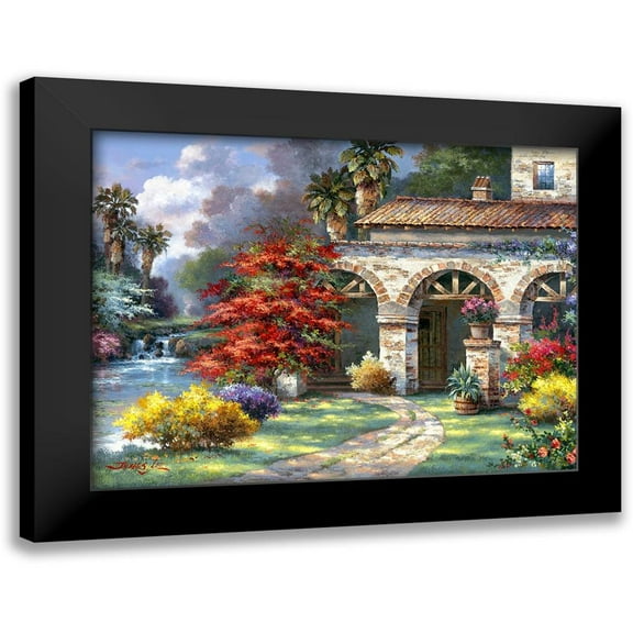 Lee, James 14x12 Black Modern Framed Museum Art Print Titled - Mission Creek I