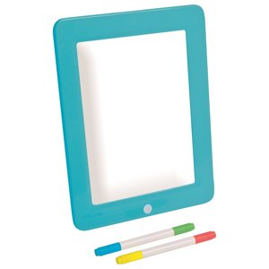 Buddy & Barney: Neon Glow Drawing Board - See-Through Light-Up Drawing Surface 8-Mode Glowing LED 4 Erasable Pens Creative Activity Kids Ages 5+