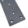 thumbnail image 4 of Placas de unión planas perforadas Placas de fijación de soporte - 5 piezas Soportes planos 100 x 50 x 2 mm Placas de unión para fijación de juntas y reparación de muebles (negro) JAMW Sencillez, 4 of 5
