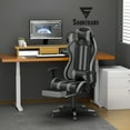 thumbnail image 5 of SOONTRANS Ergonomic Gaming Chair with Footrest and Lumbar Cushion, Multiple Colors, 5 of 6