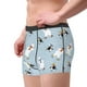 thumbnail image 2 of Balery Skiing penguin Bear Calzoncillos bóxer para hombre, ropa interior de algodón suave y transpirable con cinturilla de nailon-Small, 2 of 5