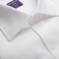 thumbnail image 2 of Modena Men's M001PAOF Superweave French Cuff Dress Shirt - White - 19 8-9, 2 of 2