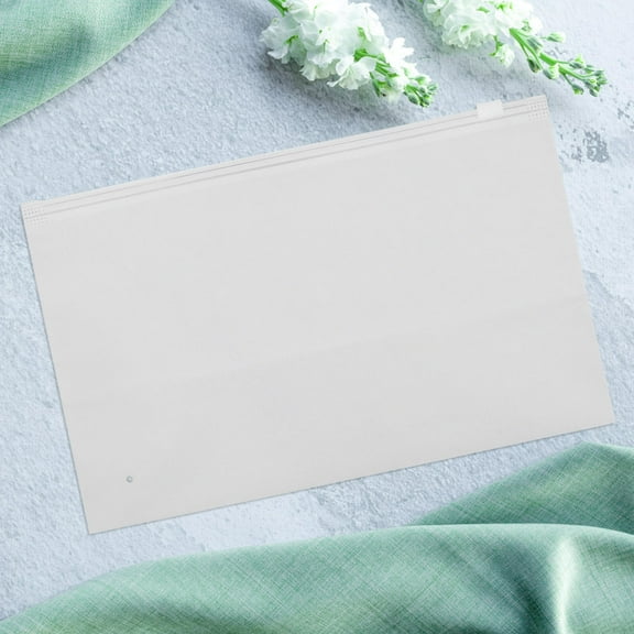 OUNONA 100pcs Clear Cellophane Bags for Clothing Shipping and Packaging Zip Lock Bags for Clothes