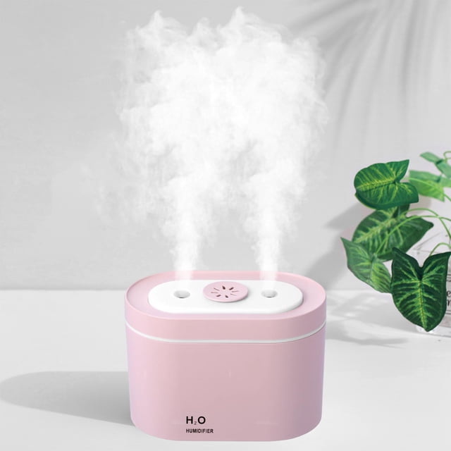 TIMIFIS Colorful Humidifier Portable Desk Humidifier-Cool Mist Humidifier- Humidifier for Home Bedroom Office-Plants-Colorful Night Function Humidifiers for Bedroom