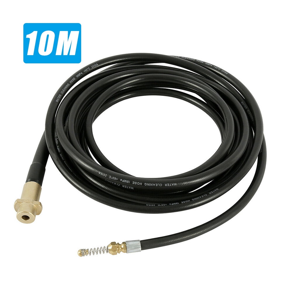 10m Pressure Washer Sewer Drain Cleaning Hose Pipe Cleaner For Karcher K Series 