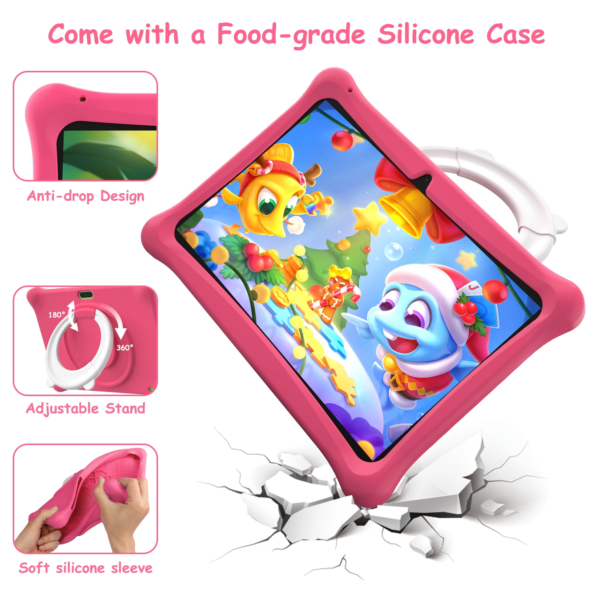SGIN 10" Android 13 Kid Tablet 2GB RAM 64GB ROM 1280*800 Educational Tab, 4-Core A133 (additional 2GB VM)