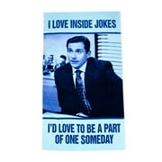 The Office I Love Inside Jokes Beach Towel, 34 x 64, Blue, NBC Universal