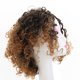 thumbnail image 5 of Peluca Corta de Onda Profunda, Peluca Rizada Profunda Reutilizable Con Flequillo para Uso Diario para Mujeres, 5 of 7