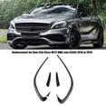 thumbnail image 4 of Front Bumper Wind Knife, Increasing Air Circulation Rust Resistance Front Bumper Splitter Spoiler Covers ABS  For CLA-Class W117 -Line CLA45 2016 To 2019, 4 of 8