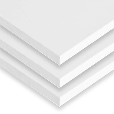 Black Polystyrene Plastic Sheets - 4x6 Inches, 0.020" Thick, 5-Pack For Crafts, Signs, Models & Displays